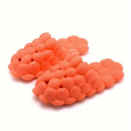 Bubble Slides For Women And Men, Spa Massage Non-slip Golf Ball Slippers, Funny Lychee Soft Beach Sandals