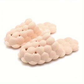 Bubble Slides For Women And Men, Spa Massage Non-slip Golf Ball Slippers, Funny Lychee Soft Beach Sandals