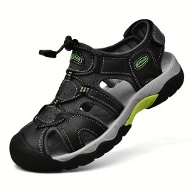 Men's Sandals, Durable Non Slip Outdoor Hiking Trekking Sandals, Comfy Beach Shoes, Spring And Summer