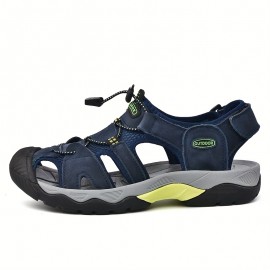 Men's Sandals, Durable Non Slip Outdoor Hiking Trekking Sandals, Comfy Beach Shoes, Spring And Summer