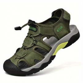 Men's Sandals, Durable Non Slip Outdoor Hiking Trekking Sandals, Comfy Beach Shoes, Spring And Summer