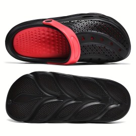 Men's EVA Slides, Casual Non Slip Slippers, Open Toe Shoes For Indoor Outdoor Beach Shower