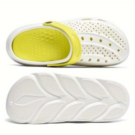 Men's EVA Slides, Casual Non Slip Slippers, Open Toe Shoes For Indoor Outdoor Beach Shower