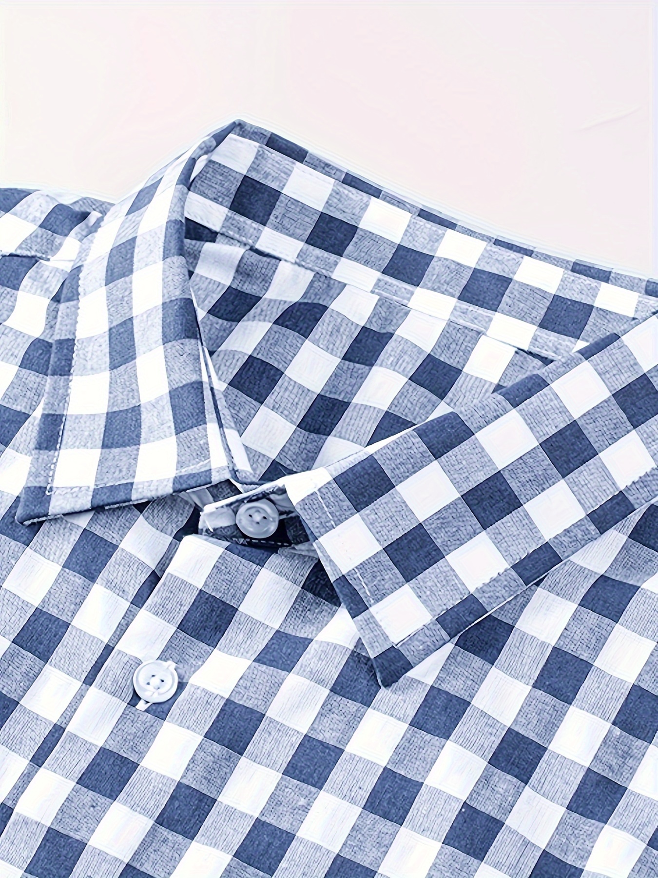 mens casual button up shirt short sleeve cotton plaid shirt casual small plaid shirt regular fit details 36