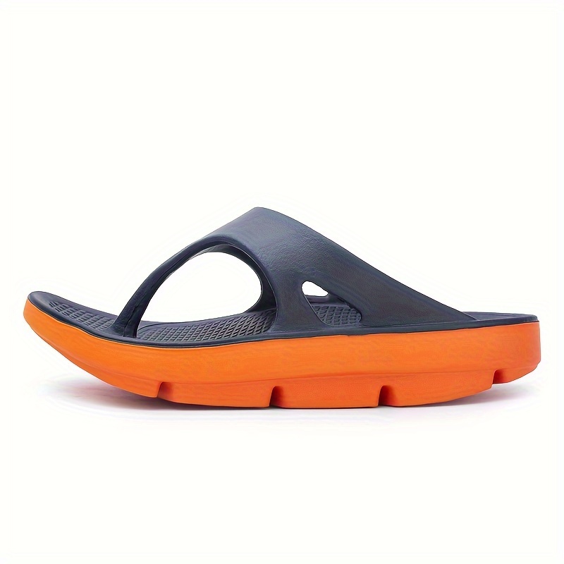 plus size mens trendy thong sandals casual lightweight flip flops shoes toe post sandals for indoor outdoor beach shower spring and summer details 10