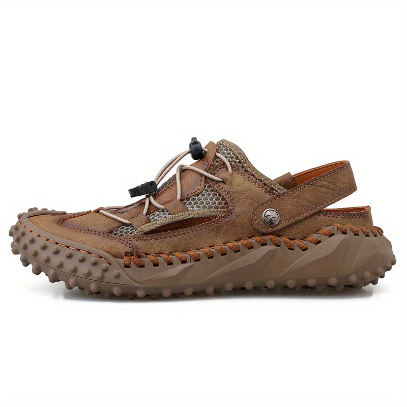 mens stitch non slip sandals wear resistant comfy beach shoes summer details 15